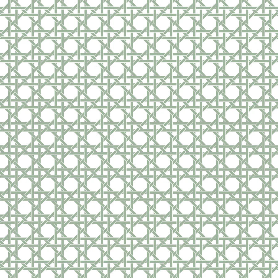 Wrap A Bottle Green and white geometric pattern