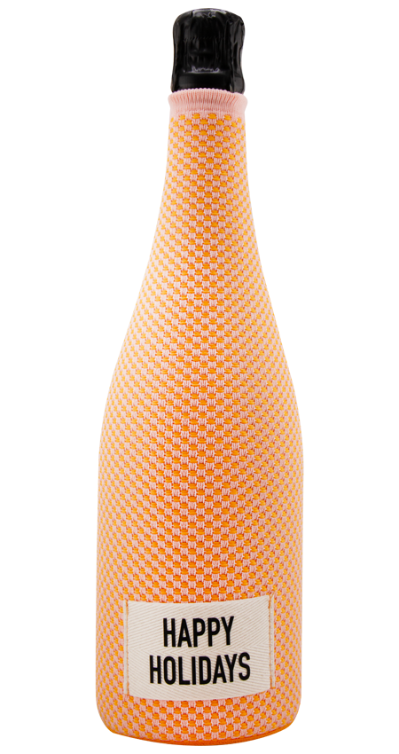 Veuve Clicquot Neoprene Champagne bottle cooler showcasing premium Veuve Clicquot champagne branding