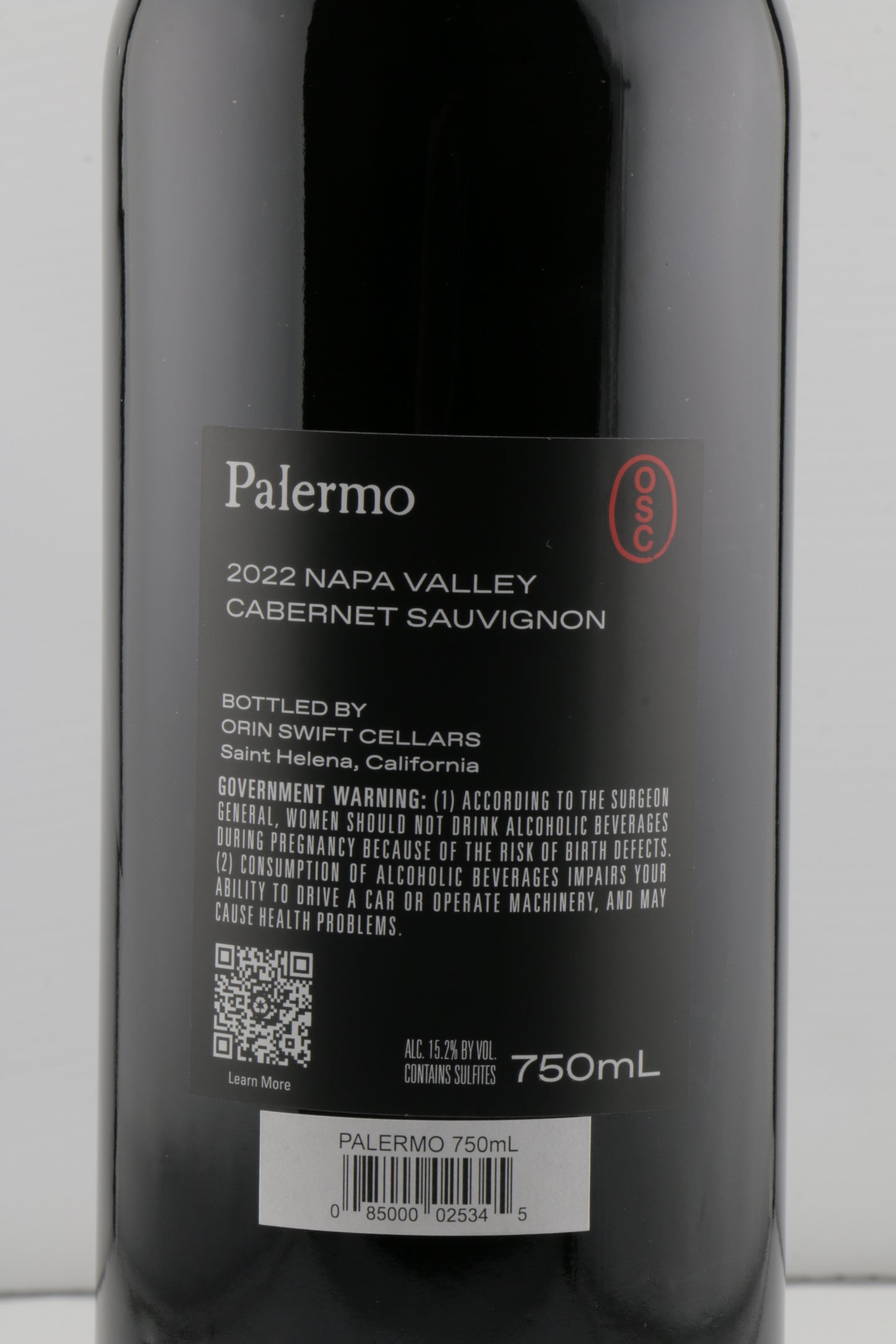 Orin Swift Palermo 2022 | Napa Valley Cabernet Blend