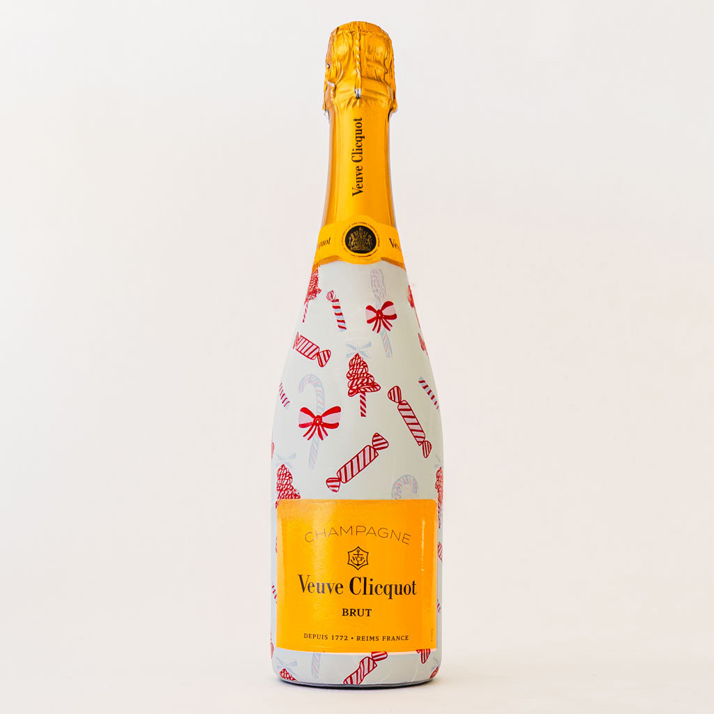 Beau Bottles Luxe Candy Cane Wrap - Made for Veuve & More