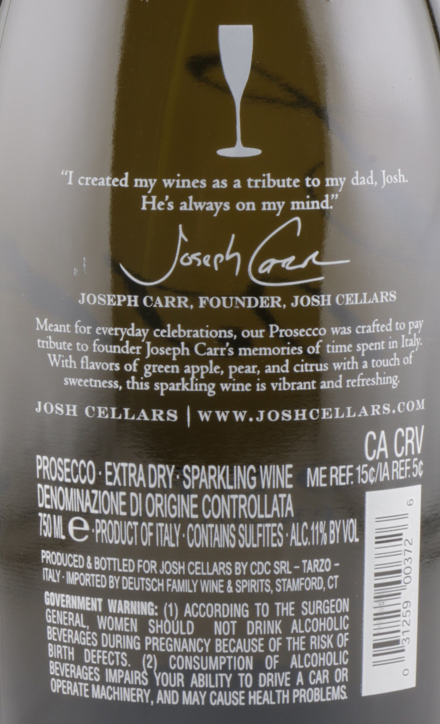 Josh Cellars Prosecco N/V – Crisp & Refreshing Italian Sparkling Wine