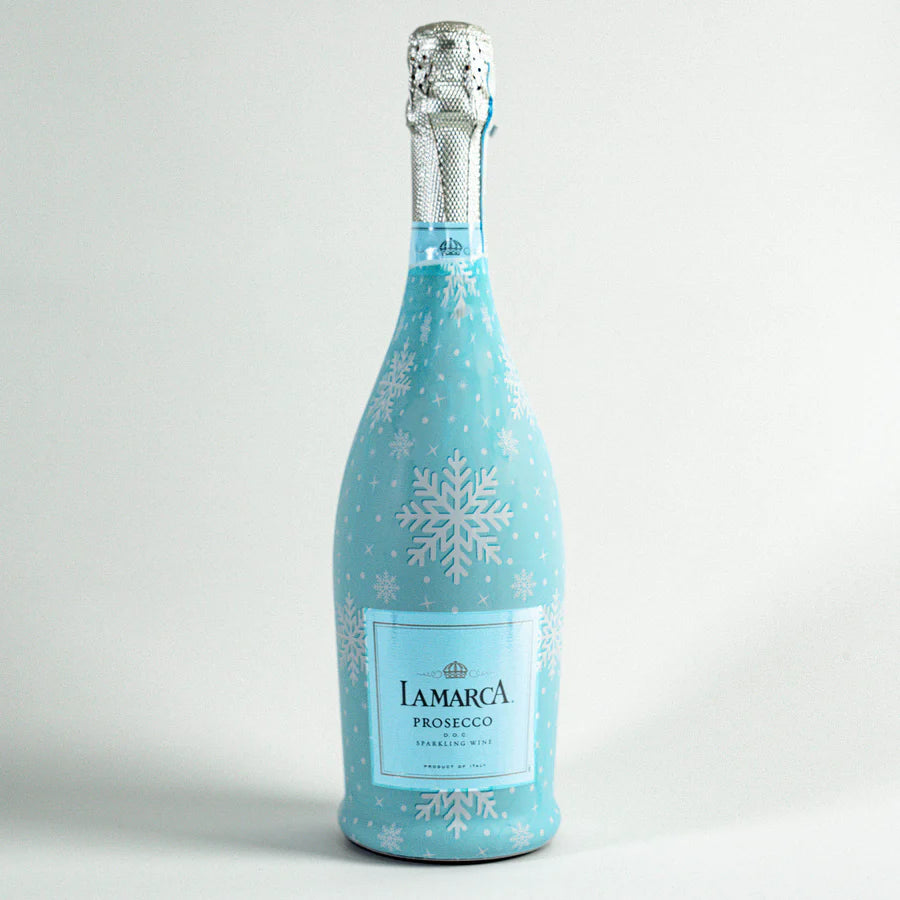Beau Bottles Snowflakes Wrap - Made for La Marca & More
