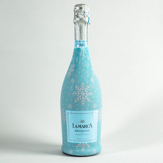 Beau Bottles Snowflakes Wrap - Made for La Marca & More