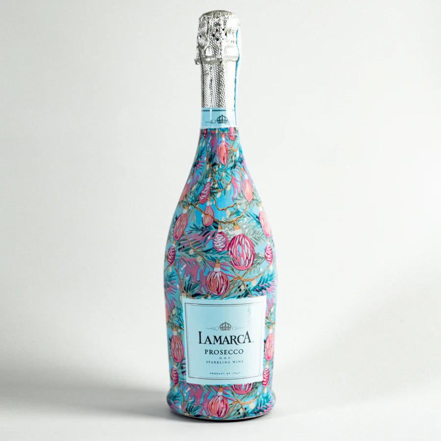 Beau Bottles Twinkling Lights & Ornaments Wrap - Made for La Marca & More