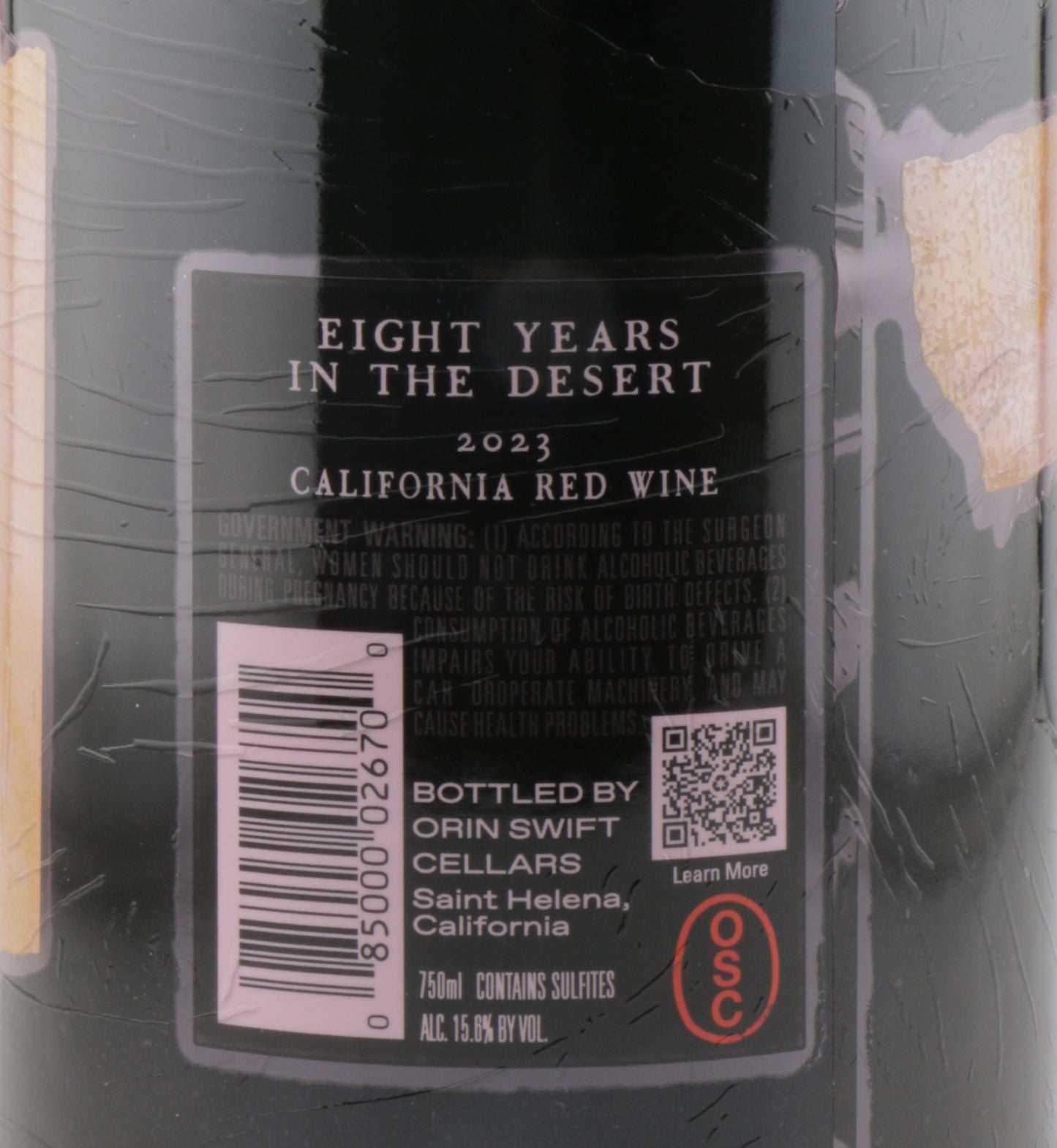 Orin Swift Eight Years in the Desert | Bold Red Blend