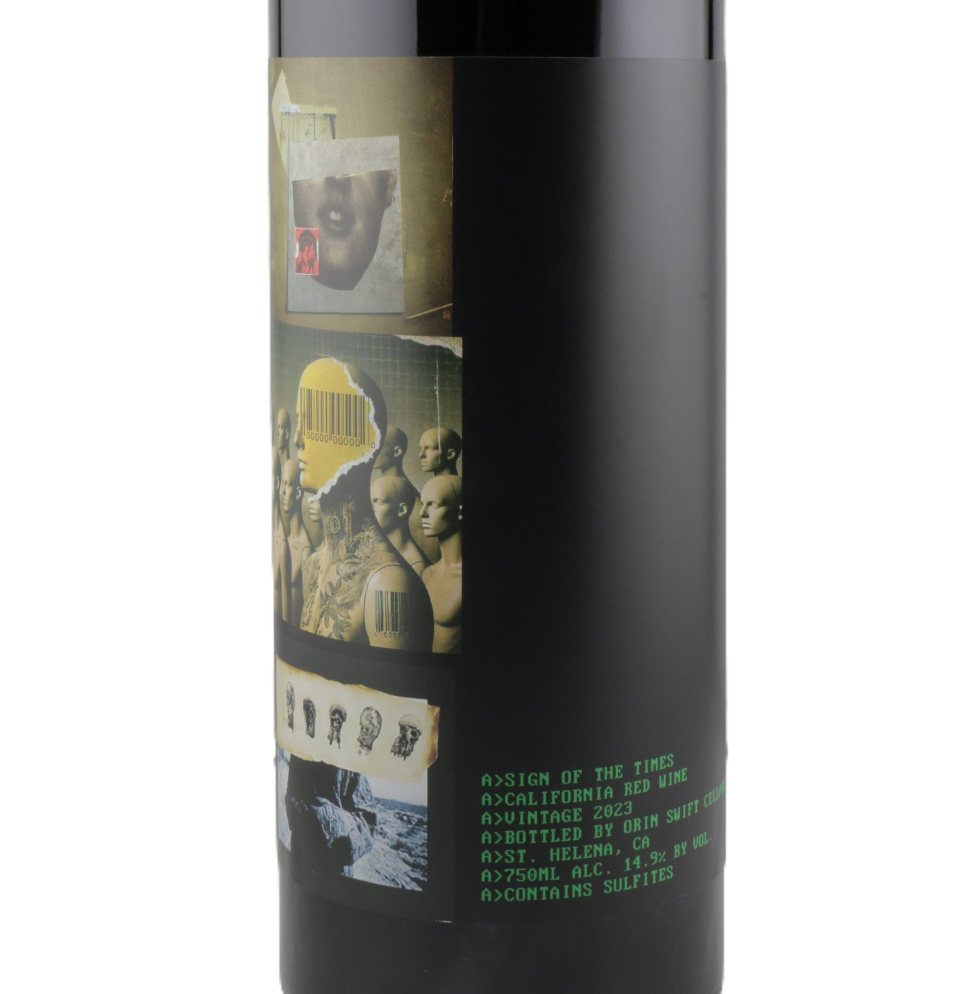 Orin Swift Bottle Sign Of the Wines bottle view 