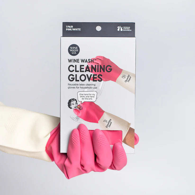 Pink Cleaning Gloves