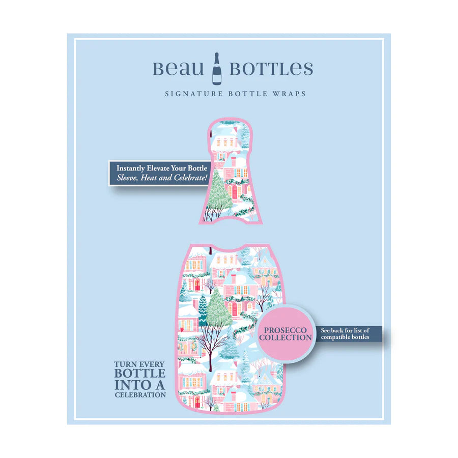 Beau Bottles Home for the Holidays Wrap - Made for La Marca & More