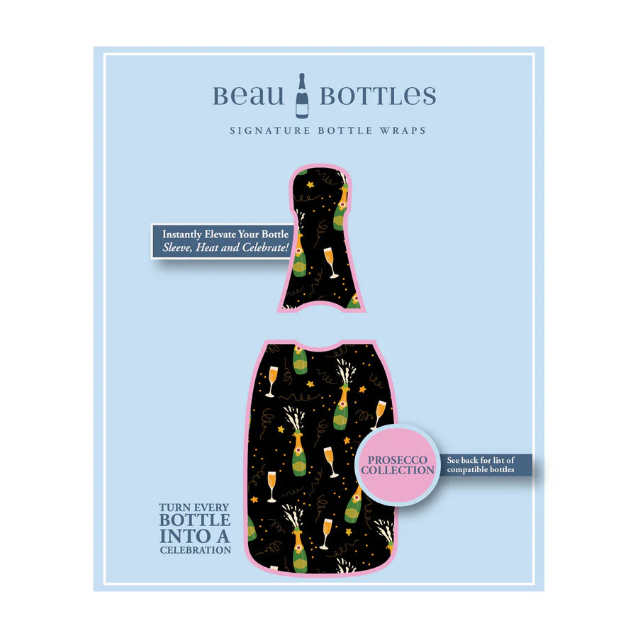 Beau Bottles NYE Champagne Pop Wrap - Made for La Marca & More
