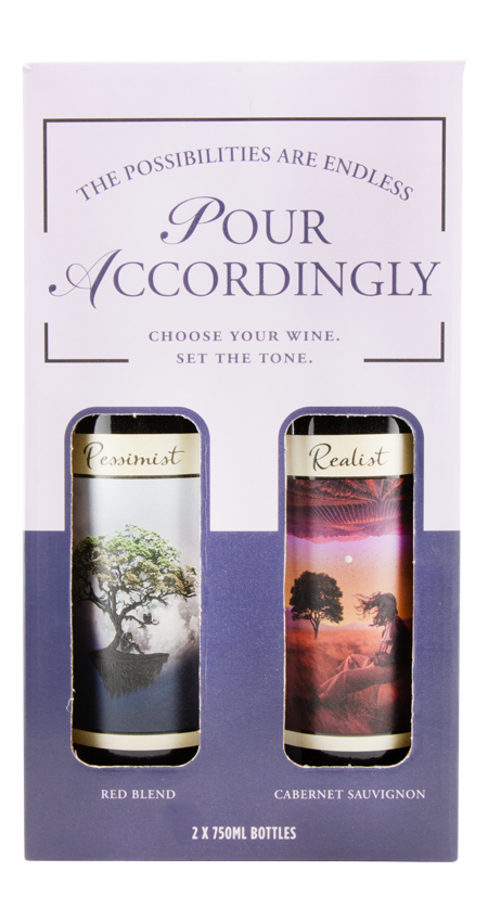 Daou 2 bottle gift set purple and pink box 