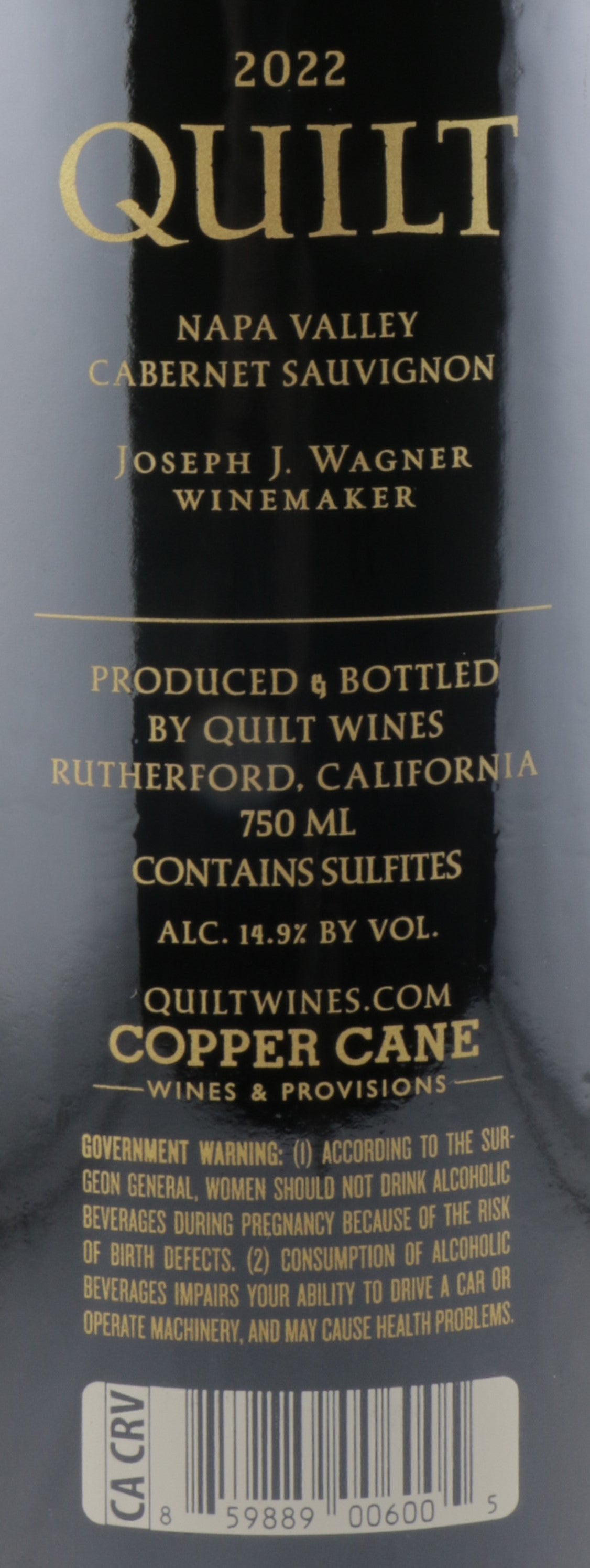 Quilt Cabernet Sauvignon 2022 – California Red Wine