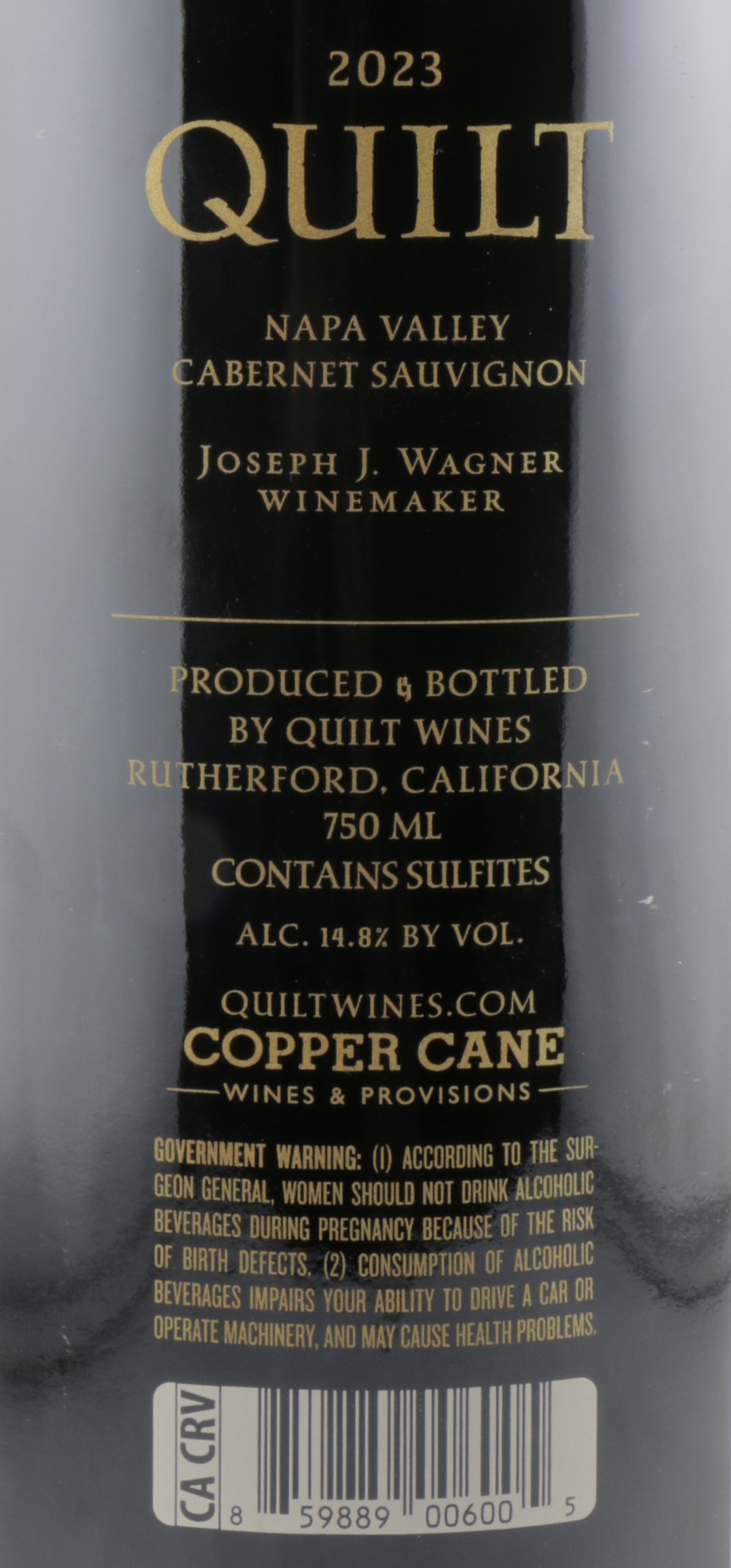 Quilt Cabernet Sauvignon 2023 | Napa Valley Red Wine