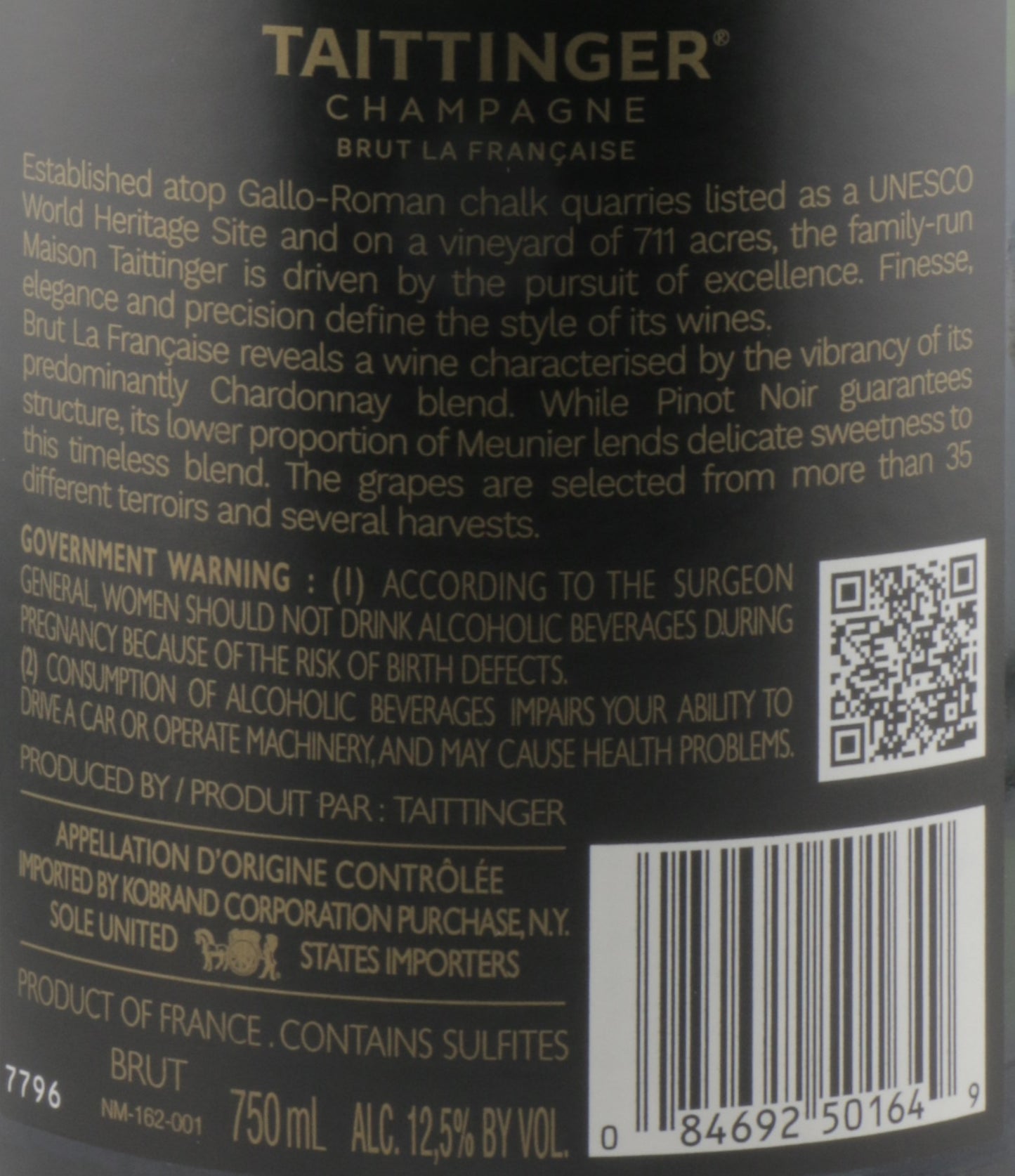 Taittinger La Française Brut Champagne – Classic French Sparkling Wine