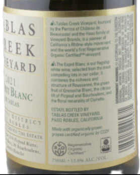 Bottle of Tobias Creek Chardonnay 