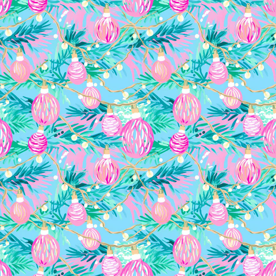 Beau Bottles Twinkling Lights & Ornaments Wrap - Made for La Marca & More