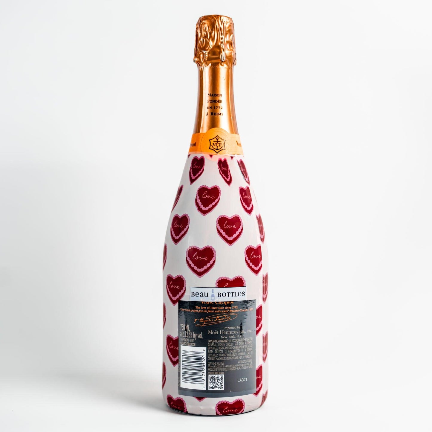 Beau Bottles Sweetheart Cakes Wrap - Made for Veuve & More