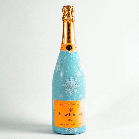 Beau Bottles Snowflakes Wrap - Made For Veuve & More