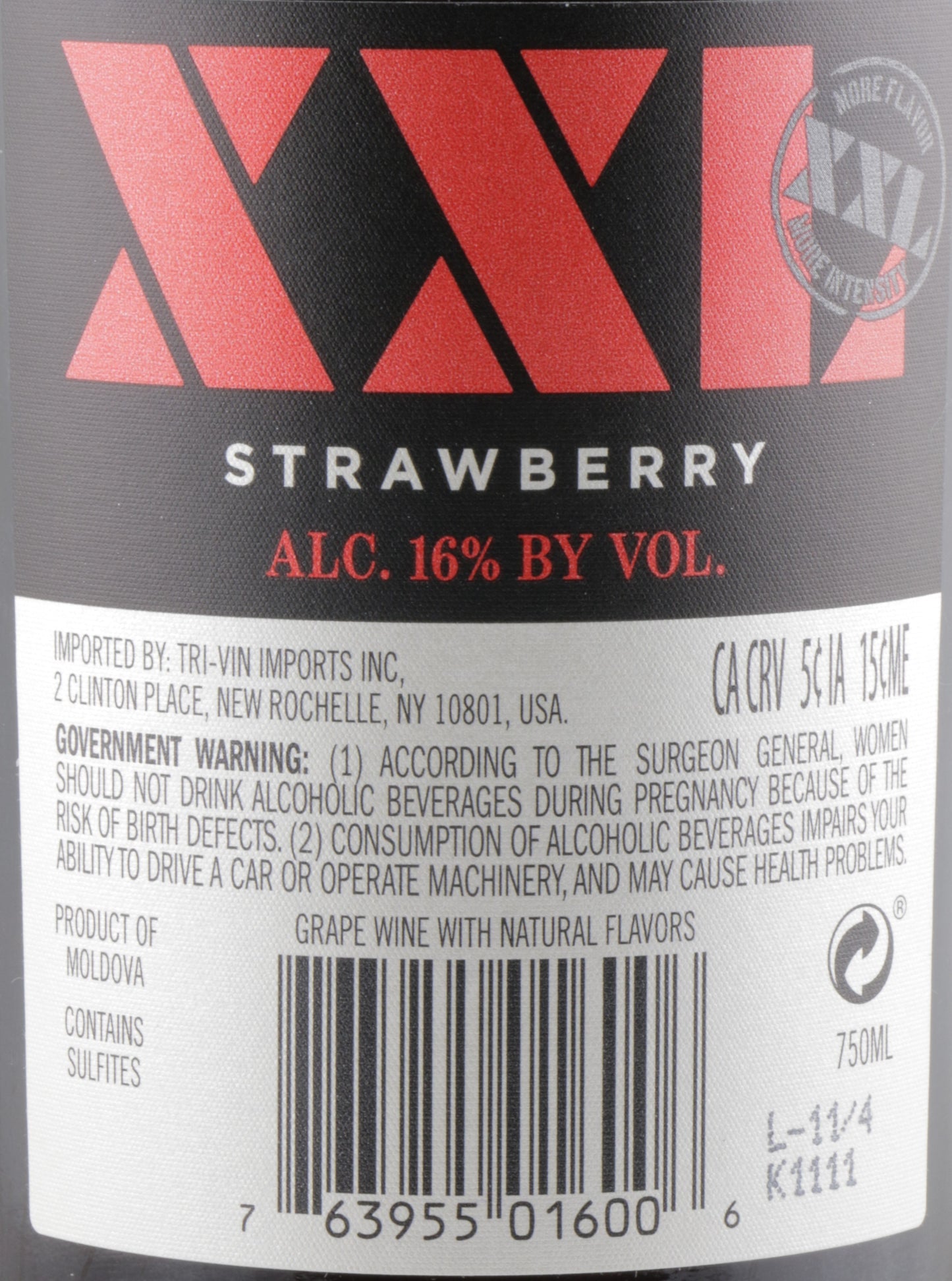 XXL Strawberry & Grapes Moscato – #1 Top-Selling Sweet Wine Online