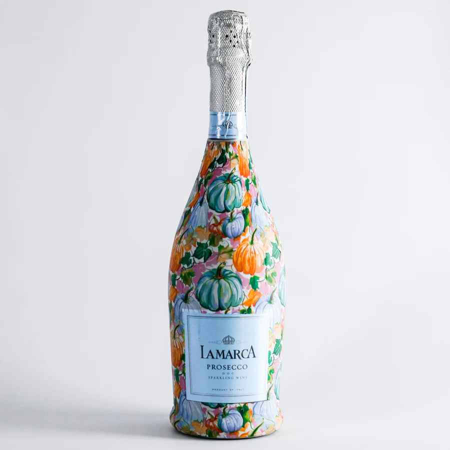 Beau Bottles Orange and Blue Pumpkins Wrap - Made for La Marca & More