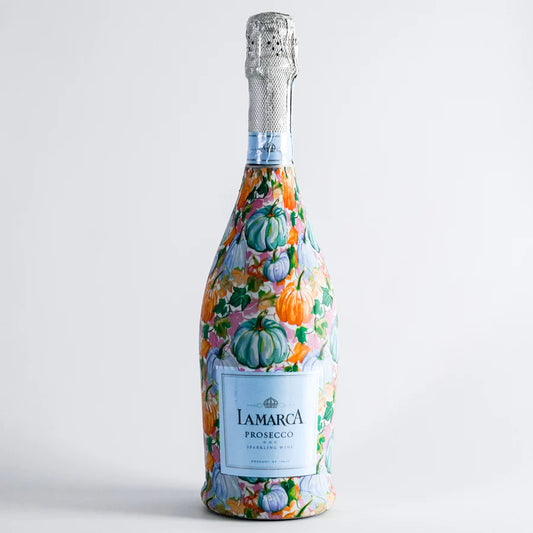 Beau Bottles Orange and Blue Pumpkins Wrap - Made for La Marca & More